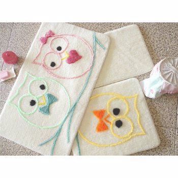 Set covorase baie Chilai Home by Alessia, 351ALS2038, Alb
