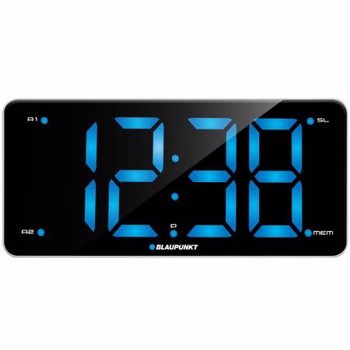 Radio cu ceas Blaupunkt CR15WH, FM radio, Dual Alarm, USB, Alb