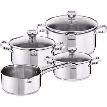 Set oale Tefal Duetto, 7 piese, material inox, inductie, interior gradat
