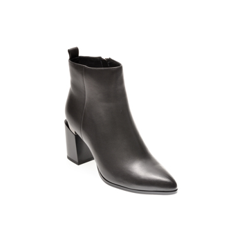 Ghete FLAVIA PASSINI negre, TY03205, din piele naturala