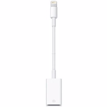 Adaptor Lightning Apple la camera USB Alb