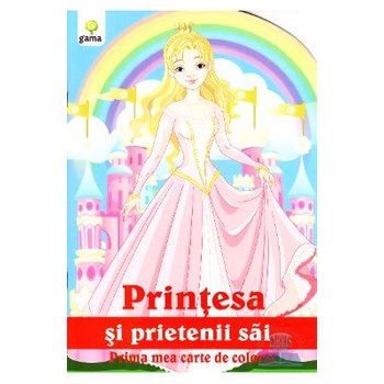 Printesa si prietenii sai - Prima mea carte de colorat 978-973-149-308-4