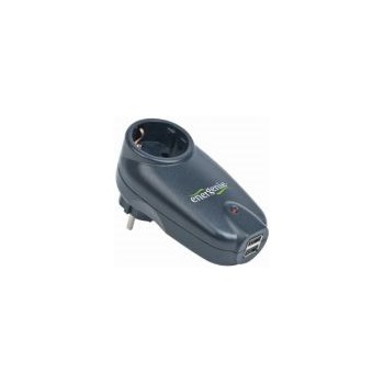 Priza cu protectie + 2 x USB Gembird Energenie SPG1-U