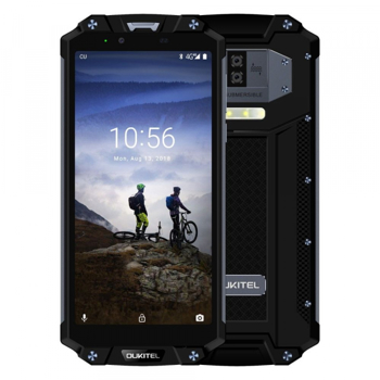 Telefon mobil Oukitel WP2, 4G, Waterproof IP68, Android 8.0, 10000mAh, 4GB RAM, 64GB ROM, 6.0 inch 18:9, OctaCore, Amprenta, NFC, Resigilat