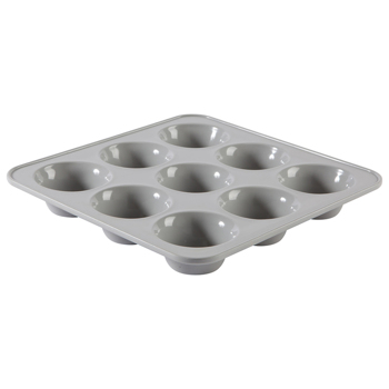 Forma pentru copt Actuel pentru 9 briose, din silicon rigid