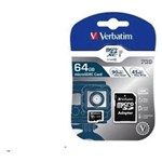 Card memorie Verbatim Pro micro SDXC, 64GB, clasa 10