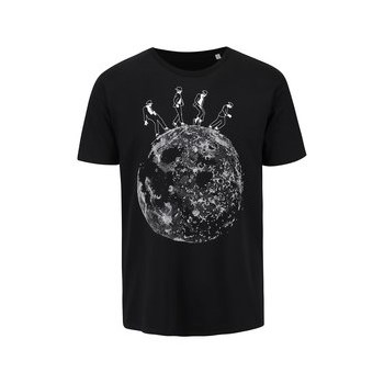 Tricou negru din bumbac organic ZOOT Originál Moonwalk
