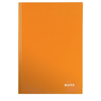 Caiet pentru birou, A5, matematica, portocaliu metalizat, LEITZ Wow