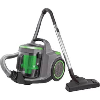 Aspirator cu filtrare prin apa Beko VCW62803BG, Wet&Dry, 750 W, 2.3 L, HEPA 13, Sistem multi-ciclonic, Perie turbo, Perie aspirare apa, Gri/verde