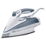 Fier de calcat BRAUN TexStyle 7 TS 785 STP, Saphir, 170g/min, 2400W, alb - gri