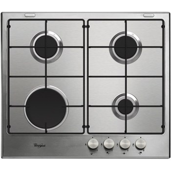 Plita Incorporabila Whirlpool GMA 6410 IX, gaz, 4 Zone de gatit, Inox