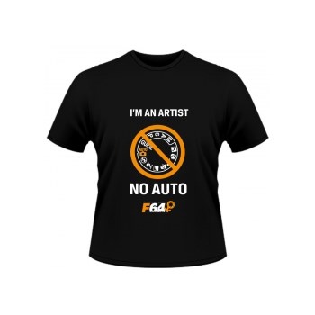 Tricou negru - I am an Artist (No Auto) - S