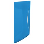 Mapa plastic ESSELTE cu elastic albastra vivida es624040