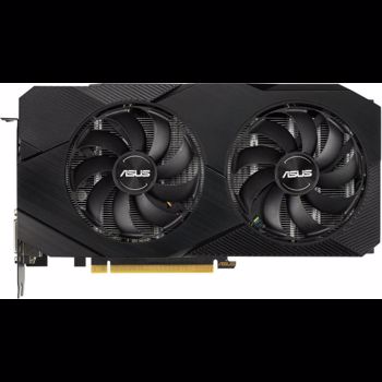 Placa video ASUS Dual GeForce GTX 1660Ti OC 6GB GDDR6 192-bit gtx1660ti-o6g-evo