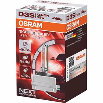 Set 2 becuri auto xenon D3S OSRAM Xenarc NIGHT BREAKER LASER Next Generation +200 66340XNL-HCB 66340xnl