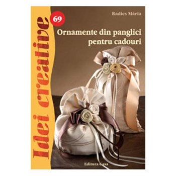 Idei creative 69 - Ornamente din panglici pentru cadouri - Radics Maria