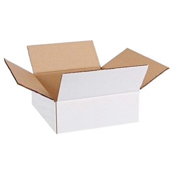 Cutie carton 240x205x75, alb, 3 straturi CO3, 435 g/mp