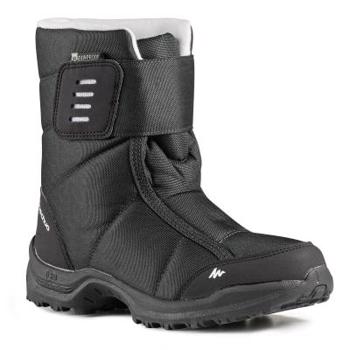 Cizme călduroase impermeabile Iarnă/ drumeţie zăpadă SH100 X-WARM Negru Copii QUECHUA