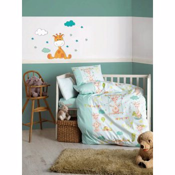 Set lenjerie de pat pentru copii Cotton Box, 129CTN3021, bumbac ranforce 100 procente, 120 x 150 cm
