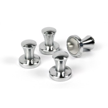 Magneti decorativi MiniMax, 13x15 mm, clasa 3, forma asimetrica, 4 bucati Auriu