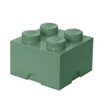 Cutie depozitare LEGO 2X2 verde nisip (40031747)