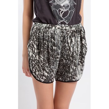 Pantaloni scurti casual dama Brise bej-negru