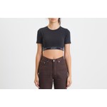 W Script Crop Top