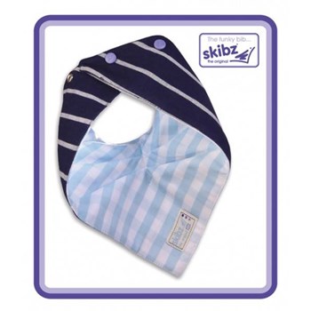 Doublez French Stripe/Pale Blue Gingham