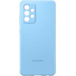 Husa de protectie Samsung A52 Silicone Cover pentru A52, Albastru deschis