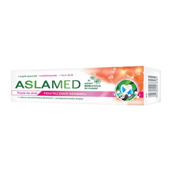 Pastă de dinţi pentru dinţi sensibili AslaMed