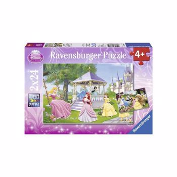 Puzzle Ravensburger - Printesele incantatoare, 2x24 piese