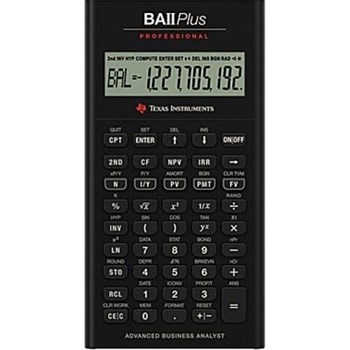 Calculator stiintific Texas Instruments BAII PLUS Professional ti015110
