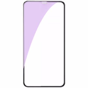 Folie iPhone 11 / XR Lemontti Sticla 3D Anti-BlueRay Black