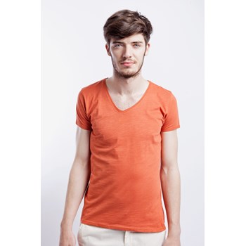 Tricou casual barbati Bona Vita portocaliu