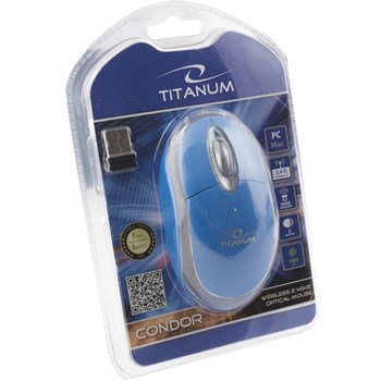 Mouse Wireless Esperanza Titanium TM120B Condor USB 1000dpi Blue tm120b - 5901299926109