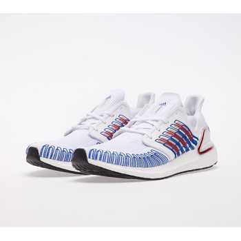 adidas UltraBOOST 20 Ftw White/ Scarlet/ Royal Blue