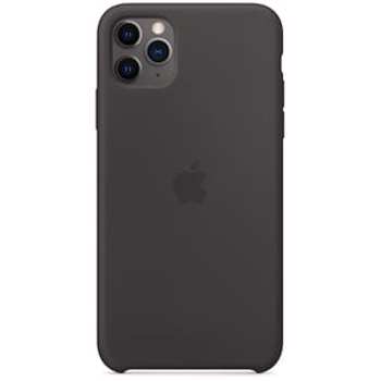 Husa originala din Silicon Negru pentru APPLE iPhone 11 Pro Max