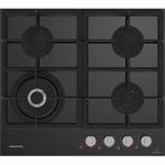 Plita incorporabila GRUNDIG GIGL6254250, Gaz, 4 arzatoare, negru