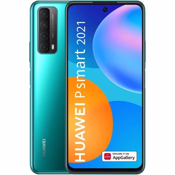 Telefon mobil Huawei P Smart (2021), 128GB, 4GB, Dual SIM, Crush Green