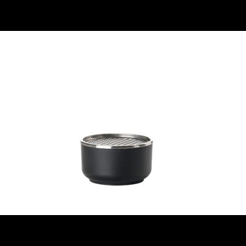 Bol din melamina cu capac si razatoare Peili Ø 12 cm, Negru, Zone Denmark