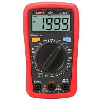 Multimetru digital, redefineste standardele de performanta pentru multimetrele digitale pentru incepatori, Uni-T, UT-33D+