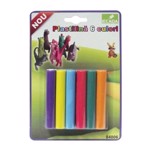 Plastilina 6 culori/set, Ecada
