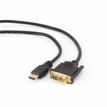 Cablu HDMI la DVI (Single Link), Gembird, 0.5 m
