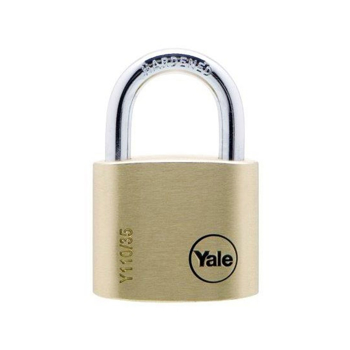 Lacat de alama Yale Y110/35/121/1, cu cheie, corp de 35 mm