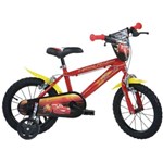 Bicicleta copii 16inch DINO BIKES CARS MOVIE Rosu cu galben 416u-cs3