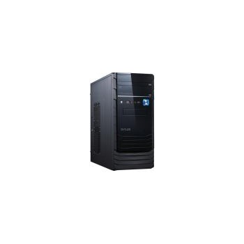 Carcasa Midletower Delux MU306, ATX, 450W, Argintiu/Negru
