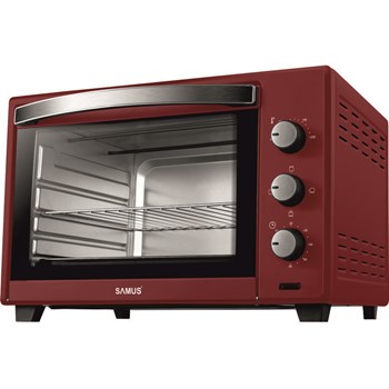 Cuptor electric Samus CS-45RED, 45 litri , 2000 W, Rosu