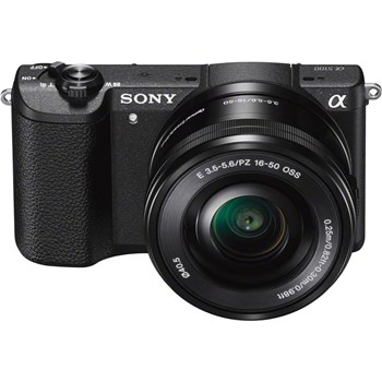 Aparat foto Mirrorless Sony Alpha A5100 L 24.3MP, Negru + Obiectiv Sony SELP1650, 16-50mm