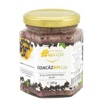 Miere Apilife cu coacaze deshidratate 225 g