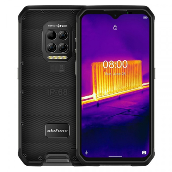 Telefon mobil Ulefone Armor 9 Negru, 4G, IPS 6.3 , 8GB RAM, 128GB ROM, Android 10, Helio P90, Camera termica, 6600mAh, Dual SIM